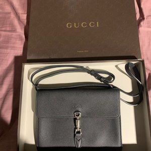 SOLD *AUTHENTIC* Gucci BL Leather Jackie Crossbody Bag